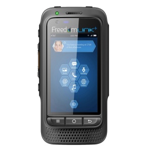 FreedomLINK+ FLX5 Nationwide Push-to-Talk Radio – IP67 Rated, GPS/GLONASS, 3600mAh Long-Life Battery flx5