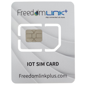 FreedomLINK+ 800MB IoT SIM card for LTE devices